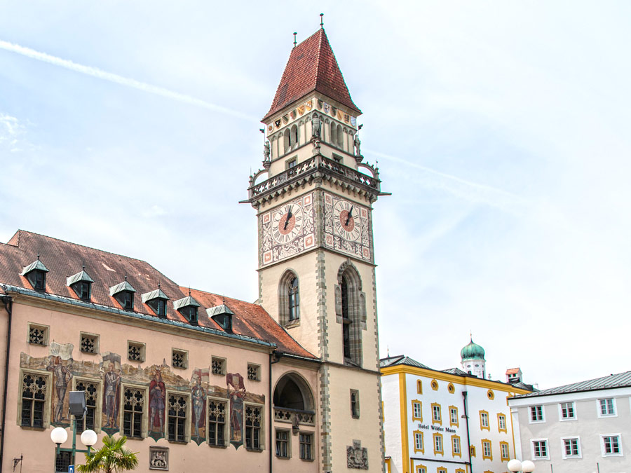 Rathaus, Passau, Alemania